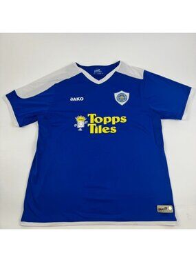 Jako Leicester City 2007-2009 Blue Football Soccer Shirt Jersey Home Mens Large